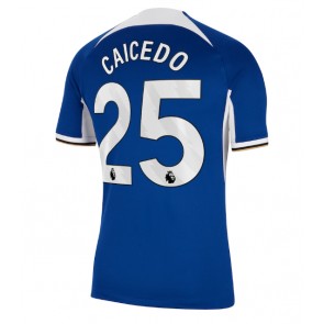 Chelsea Moises Caicedo #25 Domaci Dres 2023-24 Kratak Rukavima